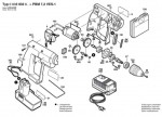 Bosch 0 603 933 666 Pbm 7,2 Ve-1 Cordless Drill 7.2 V / Eu Spare Parts